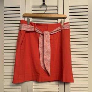 🍁🍁 Beautiful coral skirt with shorts underneath ( skort) size 8